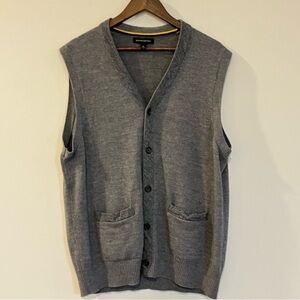 Banana Republic Merino Wool Men’s Button Down Cardigan Vest  XL